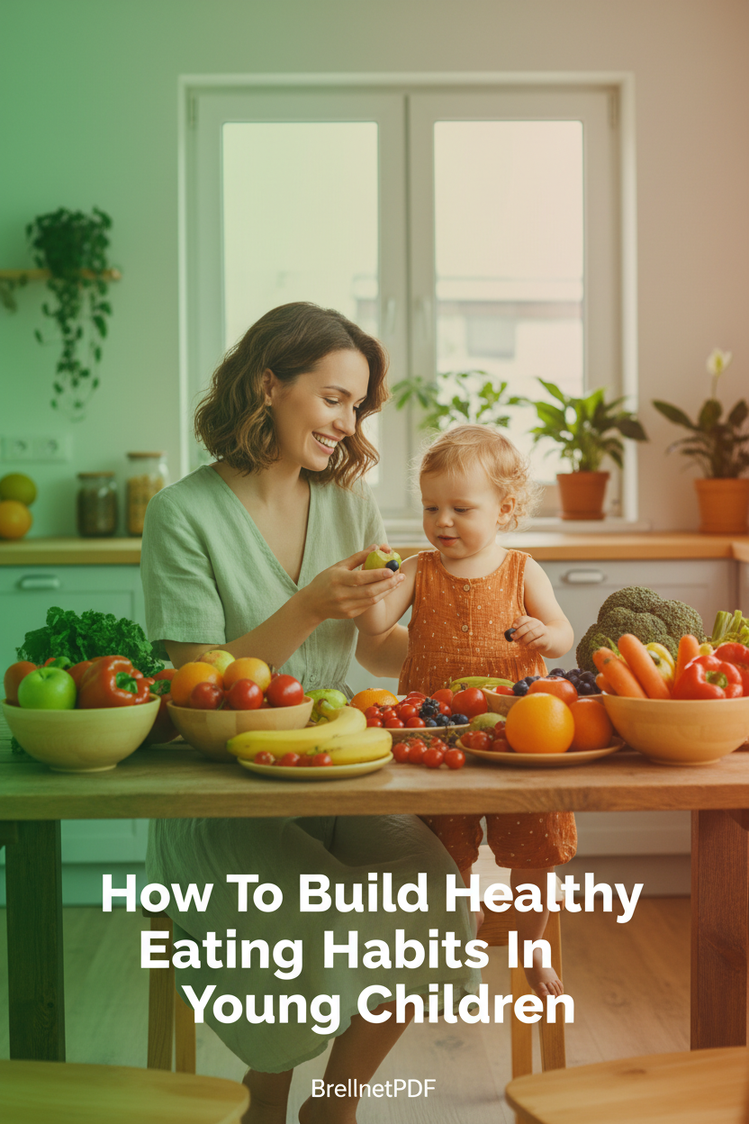 How To Build Healthy Eating Habits In Young Children ebook cover